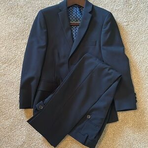Tallis Navy Sport Coat and Pants 8R